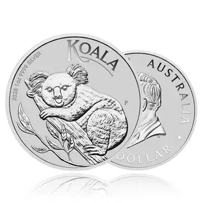 1oz Silver Coin 2025 Koala - Perth Mint