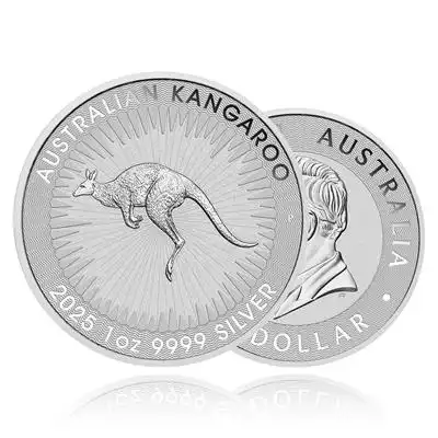 1oz Silver Coin 2025 Kangaroo - Perth Mint