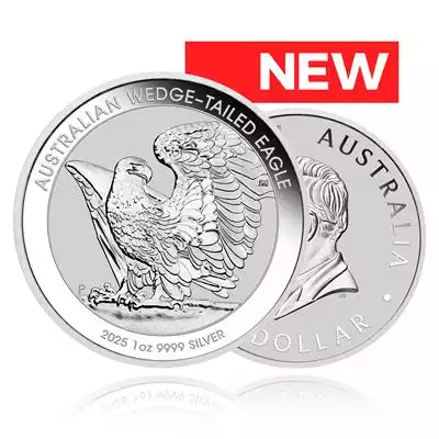 1oz Silver Coin 2025 Wedge Tailed Eagle - Perth Mint