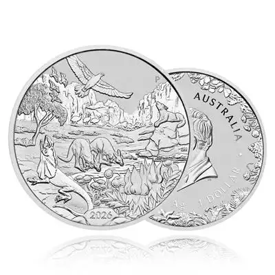 1oz Silver Coin 2026 Outback - Perth Mint