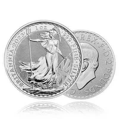 1oz Silver Coin Britannia (King) - Royal Mint