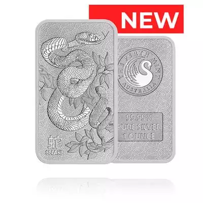 1oz Silver Minted Snake Bar