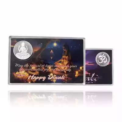 1oz Minted Silver Round Diwali  (Incl GST)